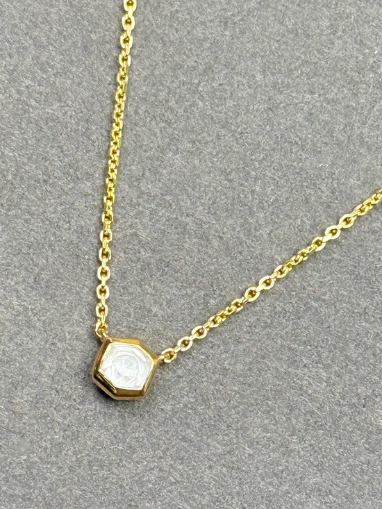 Kendra Scott Jewelry - Kendra Scott Davie 18k Vermeil Gold Pendant Necklace in Rock Crystal